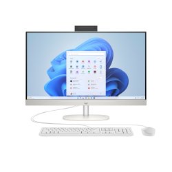 HP 27 inch All-in-One 27-cr0008nf PC Intel® Core™ i5 i5-1335U 68,6 cm (27") 1920 x 1080 pixels PC All-in-One 16 Go DDR4-SDRAM 512 Go SSD Windows 11 Home Wi-Fi 6 (802.11ax) Blanc