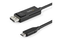 StarTech.com 2m USB-C naar DisplayPort 1.2 Kabel 4K 60Hz, Bidirectionele DP naar USB-C of USB-C naar DP Video Adapter Kabel, HBR2/HDR, USB Type-C/TB3 Monitorkabel