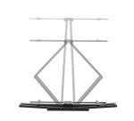 AISENS Soporte Eco Giratorio, Inclinable y Nivelable para Monitor/TV 60kg de 43"-90", Negro