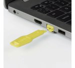 Lindy Clé pour bloqueur de port RJ45, jaune
