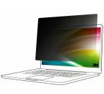 3M BP160W1B filtre anti-reflets pour écran et filtre de confidentialité 40,6 cm (16") Ordinateur portable Filtre de confidentialité sans bords pour ordinateur