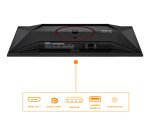 AOC G4 Q27G4SDR écran plat de PC 67,3 cm (26.5") 2560 x 1440 pixels Quad HD QD-OLED Noir, Rouge