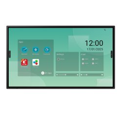 Sharp LM431 Écran plat interactif 109,2 cm (43") LED Wifi 500 cd/m² 4K Ultra HD Noir Écran tactile Intégré dans le processeur Android 14 18/7