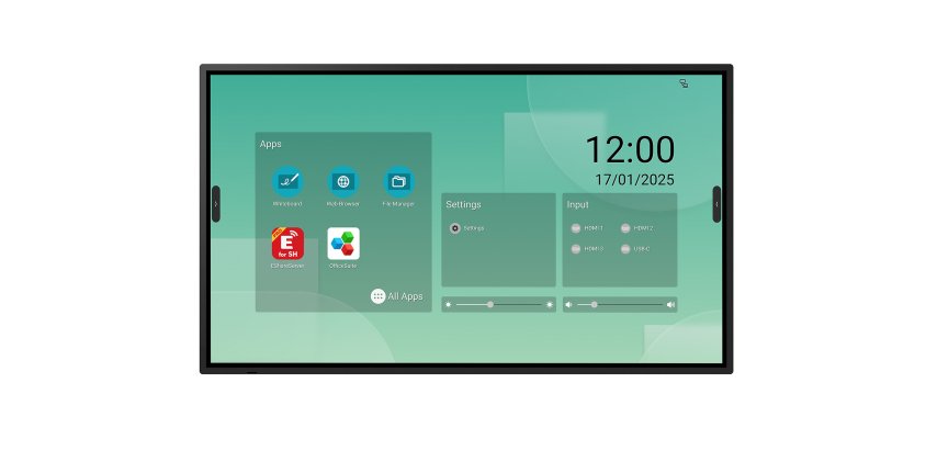 Sharp LM431 Écran plat interactif 109,2 cm (43") LED Wifi 500 cd/m² 4K Ultra HD Noir Écran tactile Intégré dans le processeur Android 14 18/7
