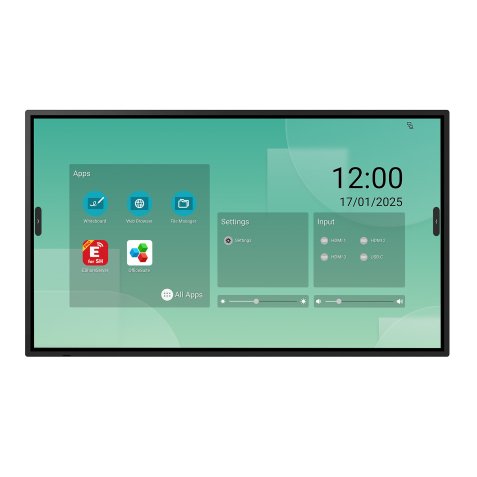 SHARP/NEC Sharp LM431 Digital signage flat panel 109.2 cm (43") LED Wi-Fi 500 cd/m² 4K Ultra HD Black Touchscreen Built-in processor Android 18/7