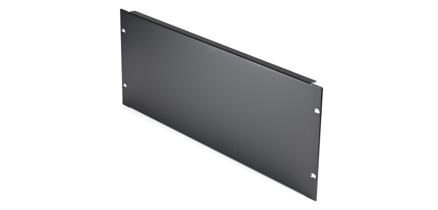 StarTech.com Panneau Vierge 4U pour Rack 19 Pouces, Boîtiers et Armoires, Panneau d'Obturation pour Rack de Serveurs/Réseaux, Remplissage de Rack 4RU, Panneau Plein, Acier