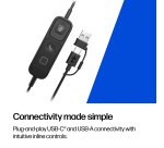 HP Poly Mission 615 Monaural USB Wired Headset