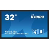 iiyama TF3239AS-B1AG affichage de messages Écran plat de signalisation numérique 80 cm (31.5") LED 500 cd/m² 2.4K Ultra HD Noir Écran tactile Intégré dans le processeur Android 24/7