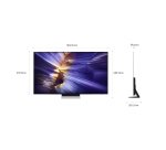 Samsung OLED AI TV 48" QE48S90FAEXZT 4K, Processore NQ4 AI Gen3, 4K AI Upscaling Pro, Schermo antiriflesso, OLED HDR, Dolby Atmos & OTS Lite, Laser Slim Design, Vision AI Smart TV, 2025