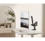 Equip 17"-35" Heavy-Duty Dual Monitor Desk Mount Bracket, Black