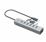 i-tec USB-C/USB-A Charging Metal HUB 7 Port