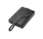 Intenso Powerbank MC10000 con cavo USB-C integrato e retro magnetico, 10.000 mAh, 20 Watt