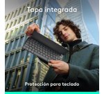 Logitech Keys-To-Go 2, teclado inalámbrico portátil para iPad con tapa integrada, estilizado y compacto, para iPad, iPhone, Mac y Apple TV, para alternar fácilmente entre dispositivos, Grafite
