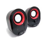 Equip 245332 altavoz Negro, Rojo Alámbrico 3 W