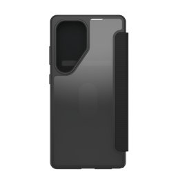 OtterBox React Series Folio voor Galaxy S25 Ultra, Black Crystal (Clear/Black)