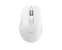 Nilox RATON DUAL WIRELESS 1600 DPI BLANCO mouse Ufficio Bluetooth + USB Type-A Ottico