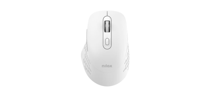 Nilox RATON DUAL WIRELESS 1600 DPI BLANCO mouse Office Bluetooth + USB Type-A Optical