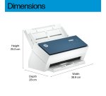 HP ScanJet Enterprise Flow 9000 s1 Sheet-fed scanner 600 x 600 DPI A3 Blue, White
