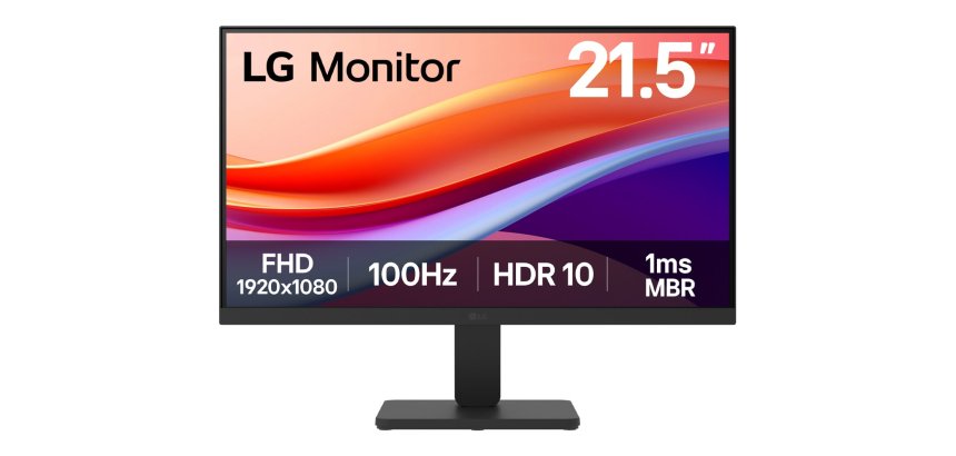LG 22U401A-B computer monitor 54.6 cm (21.5") 1920 x 1080 pixels Full HD LED Black