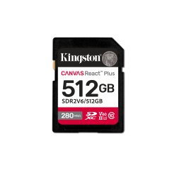 Kingston Technology Canvas React Plus 512 GB SDXC UHS-II Clase 10