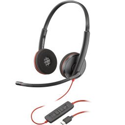 POLY Micro-casque Blackwire C3220 USB-C + étui de transport (lot)