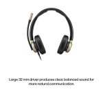 HP Poly Mission 825 Stereo USB Wired Headset
