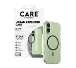 PanzerGlass CARE™ by ® Urban Explorer Case Transparent w. Black MagSafe iPhone 17 mobiele telefoon behuizingen Hoes Zwart