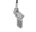 StarTech.com Antivol Universel pour Ordinateur Portable de 2m, Câble de Sécurité Sérialisé pour Ordinateur Portable, Compatible avec Noble Wedge®/Nano/K-Slot, Serrure Universelle, Câble à Combinaison Sans Clé, TAA