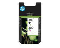 HP Pack de ahorro de 2 cartuchos de tinta original 300 negro/Tri-color