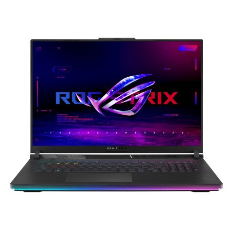 ASUS ROG Strix SCAR 18 G834JYR-N6102X Intel® Core™ i9 i9-14900HX Ordinateur portable 45,7 cm (18") WQXGA 64 Go DDR5-SDRAM 2 To SSD NVIDIA GeForce RTX 4090 Wi-Fi 6E (802.11ax) Windows 11 Pro Noir