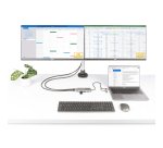 StarTech.com USB-C Multiport Adapter met Ingebouwde USB-C naar USB-A Dongle, Dual HDMI (4K30Hz/1080p60Hz), 3x USB-A 5Gbps, Mini Travel Dock, Laptop Docking Station, 40cm Kabel