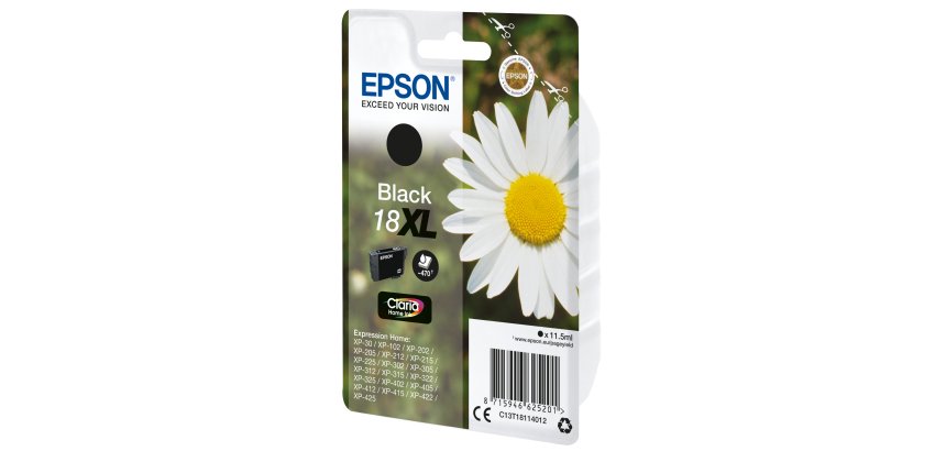 Epson Daisy Encre noire Claria Home Pâquerette 18XL