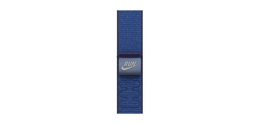Apple Nike Sport Loop Bande Bleu Nylon, Polyester recyclé, Spandex