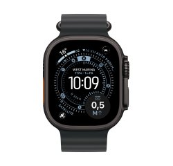 Apple MYPD3ZM/A accessoire intelligent à porter sur soi Bande Noir Fluoroélastomère, Titane