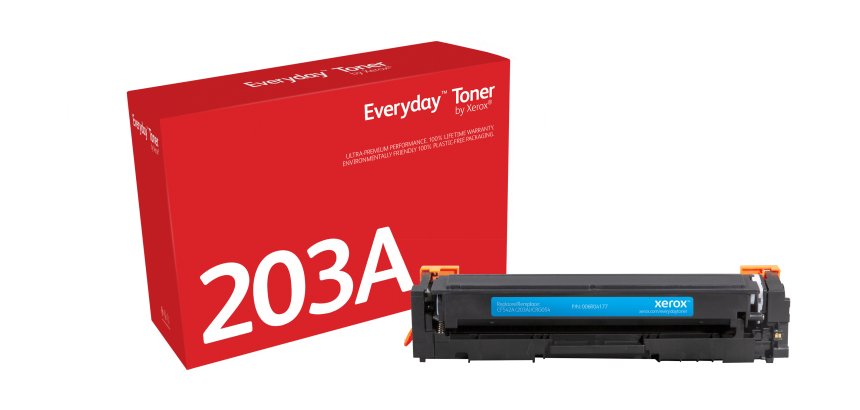 Toner Everyday™ Cyan de Xerox compatible avec HP 203A (CF541A), Capacité standard