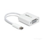 StarTech.com USB-C to VGA Adapter - White