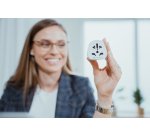 Verbatim WTEU-02 adaptador mundial de enchufe eléctrico a Europa Tipo F Universal Blanco