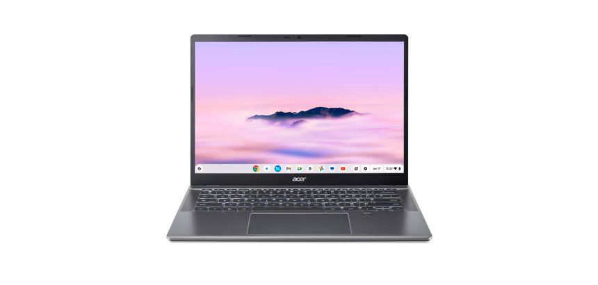 Acer Chromebook Plus 514 CBE594-2-TCO-32JQ Intel Core 3 100U 35,6 cm (14") WUXGA 16 Go LPDDR5x-SDRAM 128 Go eMMC Wi-Fi 7 (802.11be) ChromeOS Gris Français