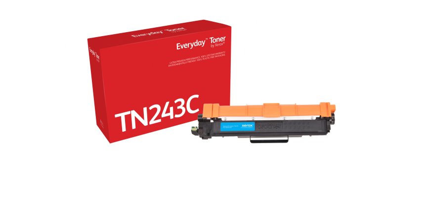 El tóner Everyday™ Cian de Xerox es compatible con Brother TN-243C, Capacidad estándar
