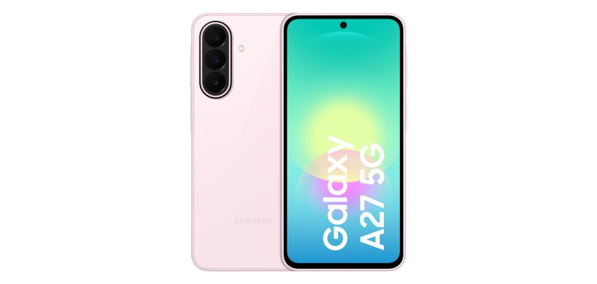 Samsung GALAXY A27 5G 17 cm (6.7") Dual SIM ibrida Android 16.0 USB tipo-C 6 GB 128 GB 5000 mAh Rosa chiaro