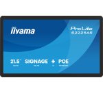 iiyama ProLite S2225AS-B1P Écran plat de signalisation numérique 54,6 cm (21.5") LCD Wifi 500 cd/m² Full HD Noir Intégré dans le processeur Android 24/7
