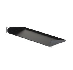 StarTech.com Étagère pour Rack Serveur 1U, Plateau Cantilever Universel pour Rack/Armoire d'Équipement Réseau 19 ", Acier Robuste, Capacité de Charge de 15kg, Profondeur de 18cm