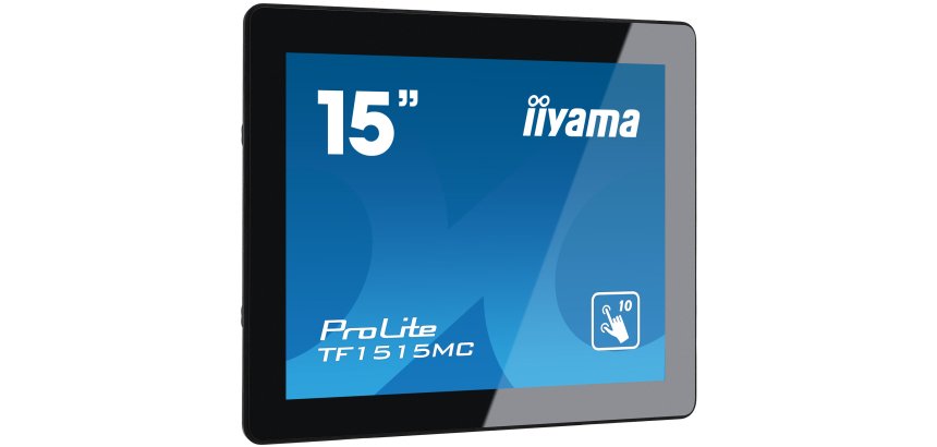 iiyama TF1515MC-B2 écran plat de PC 38,1 cm (15") 1024 x 768 pixels XGA LED Écran tactile Noir
