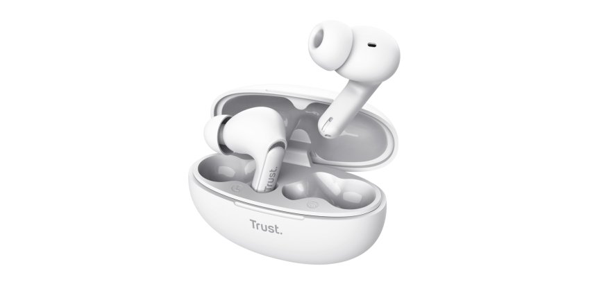 Trust Yavi Headset True Wireless Stereo (TWS) In-ear Calls/Music USB Type-C Bluetooth White