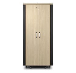 APC NetShelter - Rack informatique insonorisé - 32U - Finition Erable
