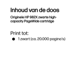 HP 982X - hoog rendement - zwart - origineel - PageWide - inktcartridge