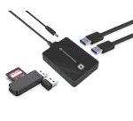 Conceptronic HUBBIES11BP base para portátil y replicador de puertos USB 3.2 Gen 1 (3.1 Gen 1) Type-A Negro