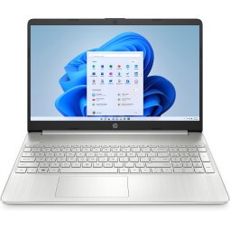 HP 15s-eq2110nf AMD Ryzen™ 5 5500U Ordinateur portable 39,6 cm (15.6") Full HD 16 Go DDR4-SDRAM 512 Go SSD Wi-Fi 5 (802.11ac) Windows 11 Home Argent