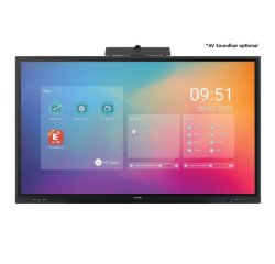 Sharp PN-LC862 Pannello piatto per segnaletica digitale 2,18 m (86") LCD Wi-Fi 450 cd/m² 4K Ultra HD Nero Touch screen Processore integrato Android 11 16/7