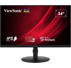 Viewsonic VG2408A-MHD pantalla para PC 61 cm (24") 1920 x 1080 Pixeles Full HD LED Negro